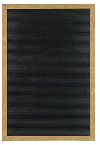 Bi-Office LEM0303233 - Tablero de letras con marco de madera, 600 x 900 mm