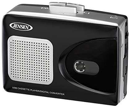 JENSEN SCR-90 Stereo USB Cassette Player with Encoding to Computer