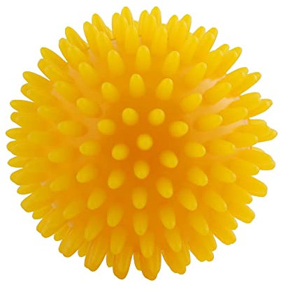 CanDo Massageball, Igelball, Noppenball, Durchmesser 8 cm, gelb, 1 Stück