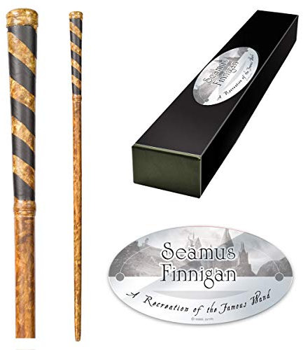 The Noble Collection - Seamus Finnigan Character Wand - 13in (33cm) Wizarding World Wand with Name Tag - Harry Potter Film Set Movie Props Wands