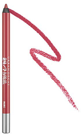 Urban Decay 24/7 Glide-On Lip Pencil, Waterproof and Long-Lasting Lip Liner, Shade: Manic, 1.2g
