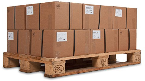 600 x Moor-Einmalpackung, 38x28 cm, 350 g, 60 Stück/Karton, Preis/Stück