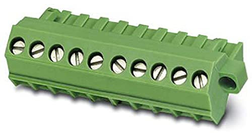 PHOENIX CONTACT SMSTB 2.53-STF-5.08 PCB connector, 2.5 mm² nominal cross-section, 3 number of positions, 3 connections, SMSTB 2.5..-STF article family, 5.08 mm pitch, green, 50 pieces