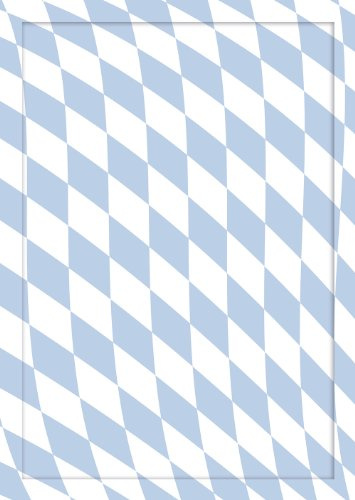 20 Blatt Bayern Raute Briefpapier Motivpapier DIN A4 90 g/m²