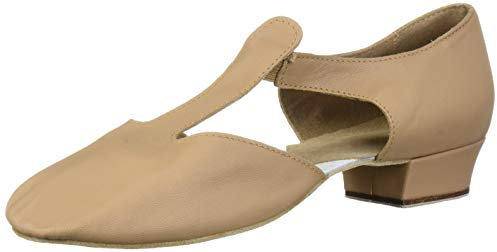 Bloch Womens Grecian Sandal Leather Low Top Bungee Ballet & Dance, Tan, Size 9.0 US / 7 UK US