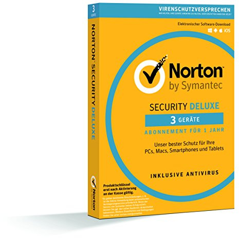 Norton Security 3.0 Deluxe 1User 3Device 1J Card Case deutsch