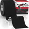 Nordic Lifting Kinesiologie Tape - Profisport & Athletisches Taping - 2 X 16.4' Ungeschnittene Rolle - PrimeTape (Schwarz)