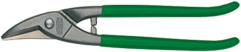 BESSEY Erdi Loch-Schere D107-225, Rechtsschneidend, Gesamtlänge 225 mm Schnittlänge 38 mm, Griffe in PVC-getaucht, Gewicht 0,37 kg