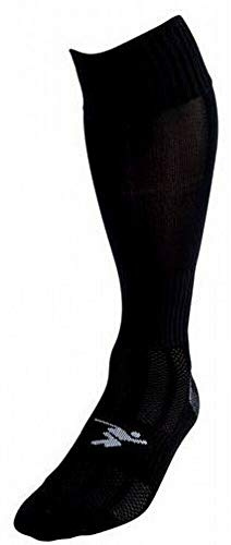 Precision Training Black Plain Pro Football Sports Socks Adults Mens Size 7-11