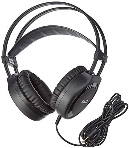 AKG K 511 Hi-Fi Stereo Over-Ear Headphone with 1/4-Inch (6.3MM) Jack Adapter