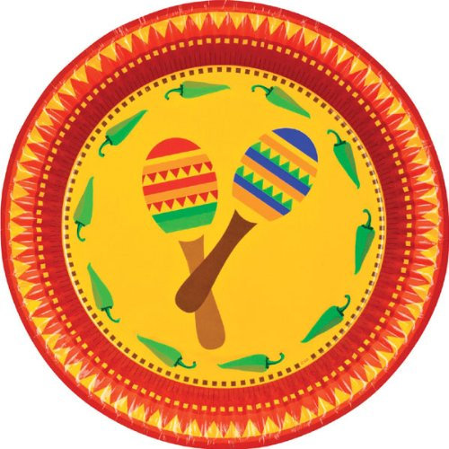 PARTY DISCOUNT Teller Fiesta, ø 23 cm, 6 Stk