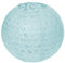 Dazone 10 Stück Papier Laterne Lampion rund Papierlampen Lampenschirm für Hochzeit Kirche Garten Party Dekoration Ballform (10 (25cm), Blau)