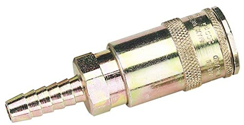 Draper 51416 Vertex Air Line Coupling with Tailpiece, 5/16 Bore