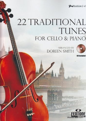 FENTONE MUSIC 22 TRADITIONAL TUNES - VIOLONCELLE ET PIANO + CD Klassische Noten Cello