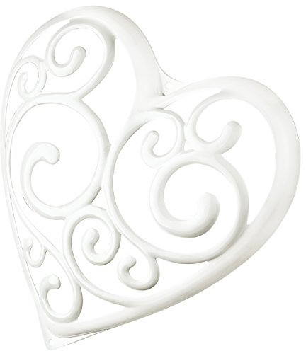Koziol Schmuckelement Sissi, Kunststoff, solid weiß, 4,3 x 23,8 x 24,4 cm