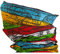 Oblique-Unique Damen/Herren Mikrofaser Multifunktionstuch K-150 (Rings of Colour)