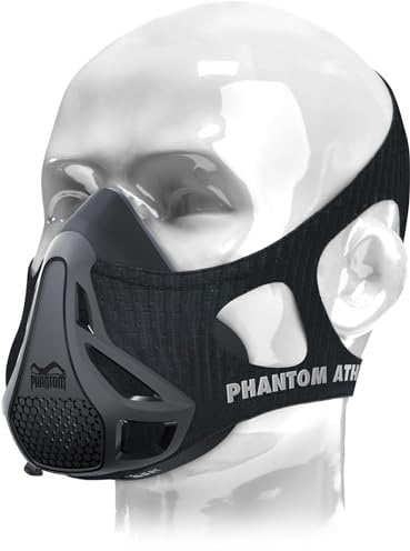 Phantom Athletics Erwachsene Training Mask Trainingsmaske - Schwarz