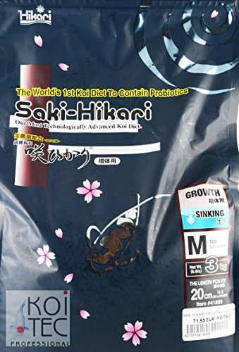 SAKI HIKARI Growth Sinking M ca. 6mm 3 KG. Das Koifutter für die Champions
