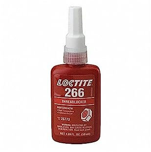 Loctite LOC26773 266 Schraubensicherung, hohe Festigkeit/hohe Temperatur, rot-orange