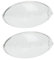 GC GLOBALCOMMERCE 2pz Plafoniera Vetrino Cappa Misura 100 X 54 Mm Ovale Adattabile Faber Ariston