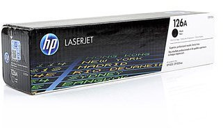 Original Toner passend für HP LaserJet Pro 100 Color MFP M 175 e HP 126A CE310A - Premium Drucker-Kartusche - Schwarz - 1.200 Seiten