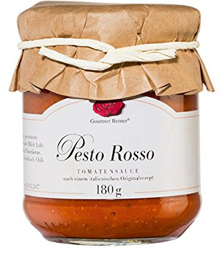 Gourmet Berner Pesto Rosso 180g Glas