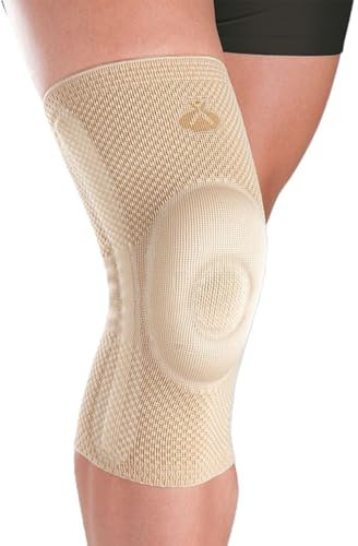 Rodillera elastica rotula cerrada con rodete y estabilizadores laterales ref:8104 talla 5