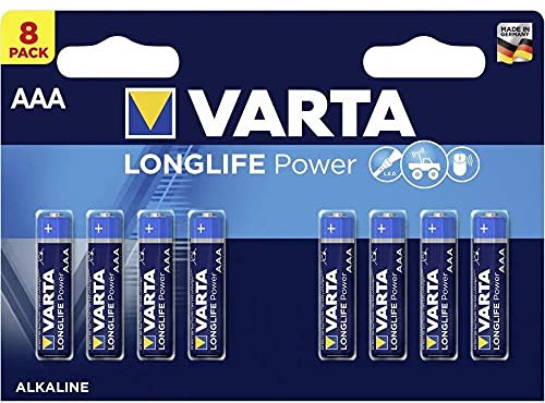 VARTA Lot de 10 Blisters de 8 Piles LONGLIFE Power 4903 AAA Micro LR03