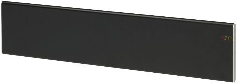 ADAX NEO NL - Elektroheizkörper - 600W, Schwarz | Thermostat mit Zeitschaltuhr, Wochenmodus | Heizung Elektrisch | Wandkonvektor | Elektroheizung Wandmontage | Heizkörper Elektrisch, 200mm, KDT | IP20