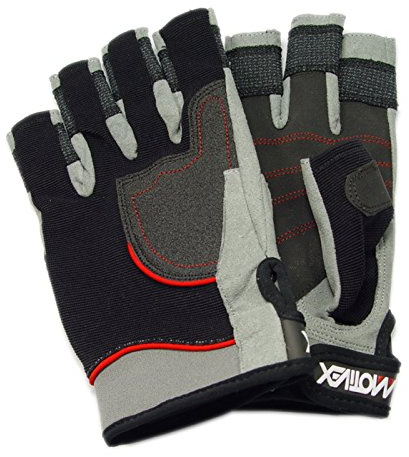 MOTIVEX Segelhandschuhe Rückseite Elasthan, beschichtete Handflächen, Kevlar verstärkte Finger, Größe XL