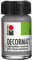 Marabu 14010039278 - Decormatt Acryl Hellgrau 278, 15 ml, samtmatte Acrylfarbe auf Wasserbasis, cremig und farbintensiv, speichelfest, wetterfest, zum freien Malen und Schablonieren