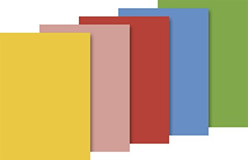 Heyda Heyda 203375705 Seidenpapier, sortiert 50 x 70 cm 5 Farben sortiert (gelb, rosa, hellrot, hellblau, hellgrün)