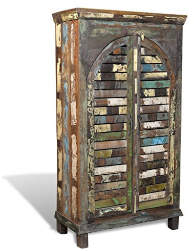 vidaXL Bücherregal Sideboard Schrank Kommode Regal Retro Bunt