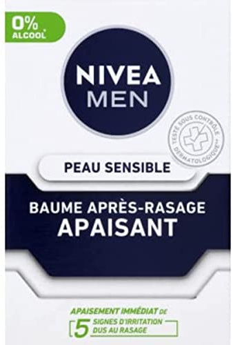 NIVEA MEN Baume apres-rasage - Pour peaux sensibles - 100 ml