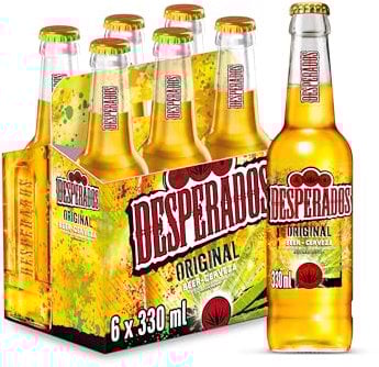 Desperados Cerveza - Pack de 6 botellas x 330 ml (Total: 1.98 L)