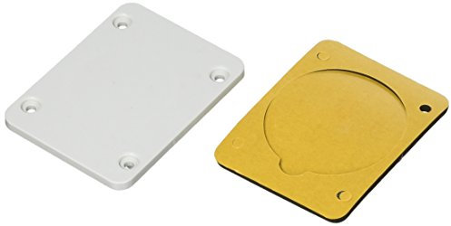 Schneider 13135 Gehäusezubehör, 65x85mm-Platte für 50x50mm-Auslass