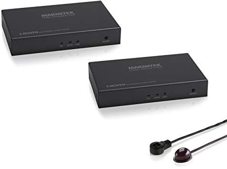 HDMI Extender LAN - Marmitek MegaView 91 - über 1 CAT 5e/6 Kabel oder Netzwerk (IP/LAN) - Full HD - 1080P - 120m - zusätzliche Empfänger - Infrarot Rückkanal - HDMI Extender über vorhandenes Netzwerk