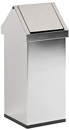 Collecteur de tri, capacité 55 l, inox