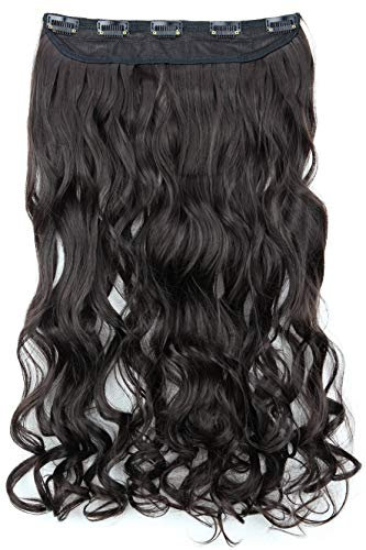 CAISHA by PRETTYSHOP 55cm 1 Teilig CLIP IN EXTENSIONS Sophia Haarteil Gewellt Schokobraun C52a-1