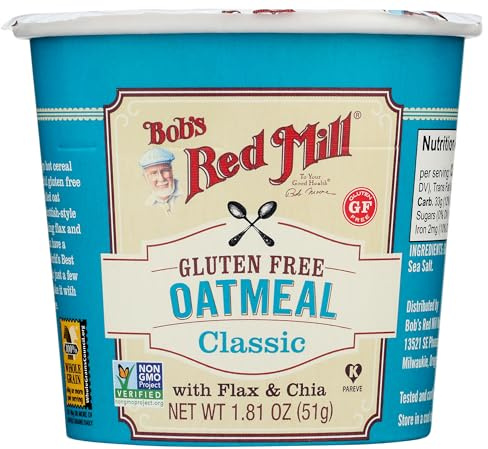 Bob's Red Mill Classic Gluten Free Oatmeal Cup, 1 cup