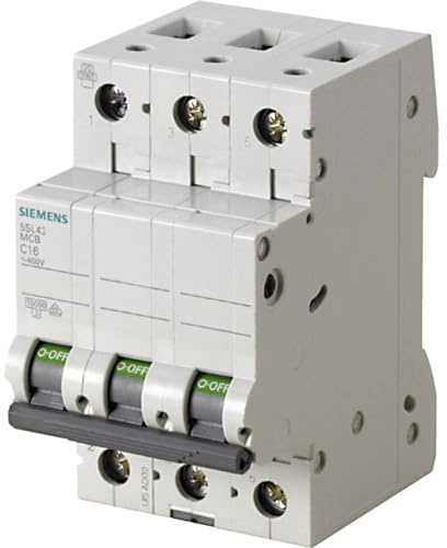Siemens 5sl4 – Leitungsschutzschalter 10 kA curva-c 3-polig 16 A 70 mm
