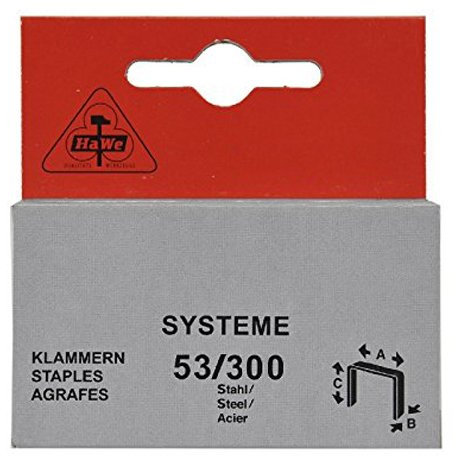 HaWe 952.06 Klammern System 53/300 6mm 2500 Stück