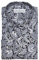 Mens 100% Cotton Regular Classic Fit Printed Paisley Floral Shirts S M L XL 4XL UK Sizes S-4XL 14.5-19 Collar Premium Designer (2XL, Black White Paisley)