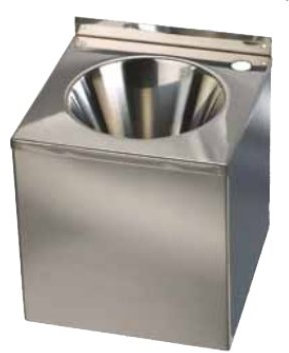 MEDICLINICS sn0070cs Duschwanne Edelstahl Wandanschlussbogen