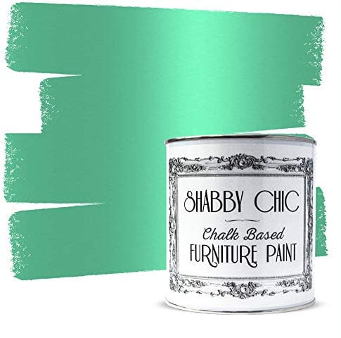 Metallic Green Furniture Paint great for creating a shabby chic style. 1 litre