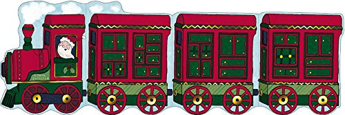 Adventskalender ACQ0011 The Santa Express Train, dreifach gefaltet, 20,3 x 59,7 cm