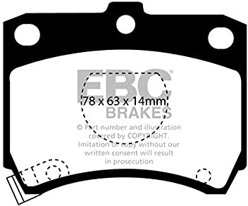 EBC Brakes DP737 Blackstuff Bremsbeläge