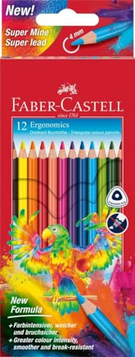 Faber-Castell Buntstift dreikant 12er Kartonetui