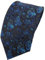 TigerTie Designer Krawatte in türkis ozeanblau schwarz grau gemustert Paisley