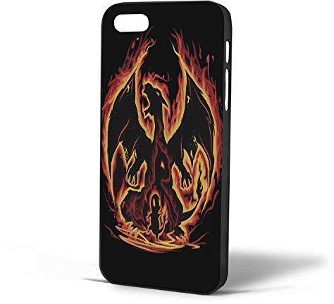 Charizard Fire Evolutions Pokemon for Iphone Case (iPhone 6 Black)